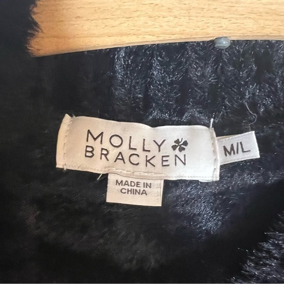 MOLLY BRACKEN Female Turtleneck Black Size M/L 100% Polyamide - Picture 3 of 7
